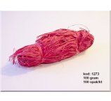 RAFIA CZERWONA 100 gram