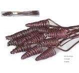 CANE CONE 60 cm BRĄZOWE 12 szt w opakowaniu