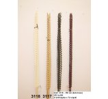 LIŚĆ PALMY BIELONY PLECIONY -ZZZ- 150 CM