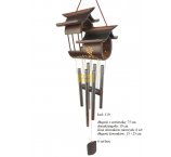 DZWONKI WIETRZNA DOMEK BAMBUSOWY DEKORACJA 75 CM. Waga 300 gram.