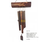 DZWONKI WIETRZNA DOMEK BAMBUSOWY DEKORACJA 75 CM. Waga 500 gram.