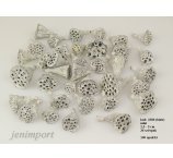 LOTOS MINI 2,5 - 5cm ( 36 szt/opak MALOWANE NA BIAŁO