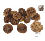CEDAR ROSE róże cedrowe 3-6 cm naturalne 24 szt/opak
