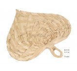 WACHLARZ na ścianę do sauny z LIŚCI PALMY NATURALNY 40 cm  